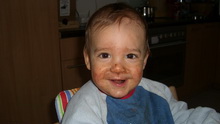 Bastian beim Essen 13.03.2011