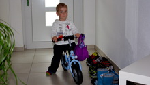 Bastian Ostern 2012 mit neuem Laufrad