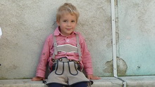 Bastian in Lederhosen auf der Wiesn 2012