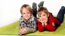 Nik und Bastian im Kindergarten (15.04.2013)