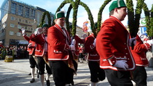 Schfflertanz Mnchen Marienplatz (20.02.2012)
