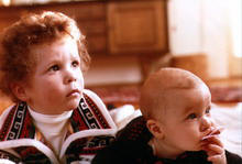 Michael und Kalus 1977 in Lauben