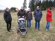 Mit Marianne und Peter am Auerberg 27.01.2008