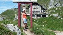 Gilla auf der Bad Kissingerhtte