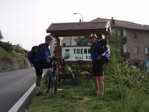 Abfahrt von Tuenno